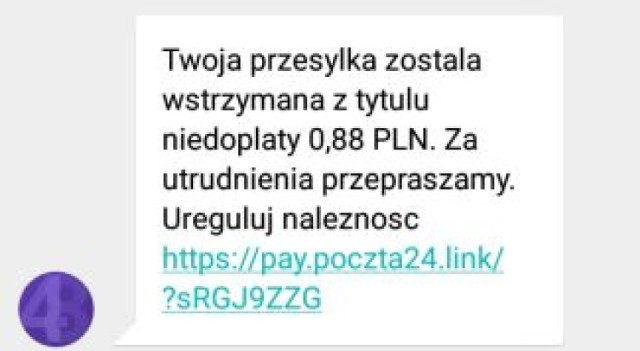 Dostałeś smsa z prośbą o dopłatę do przesyłki? Uważaj, to może być oszustwo!