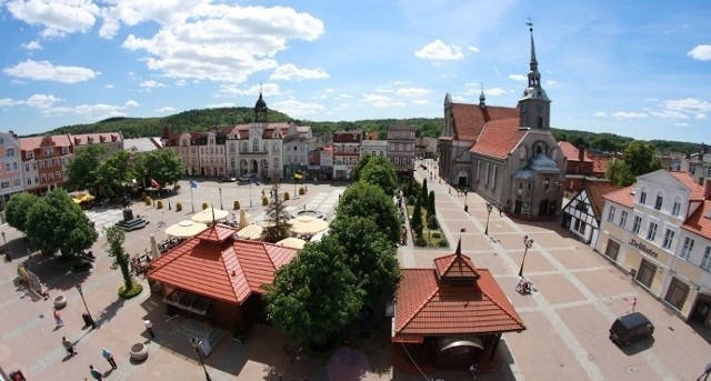 Widok na centrum Wejherowa