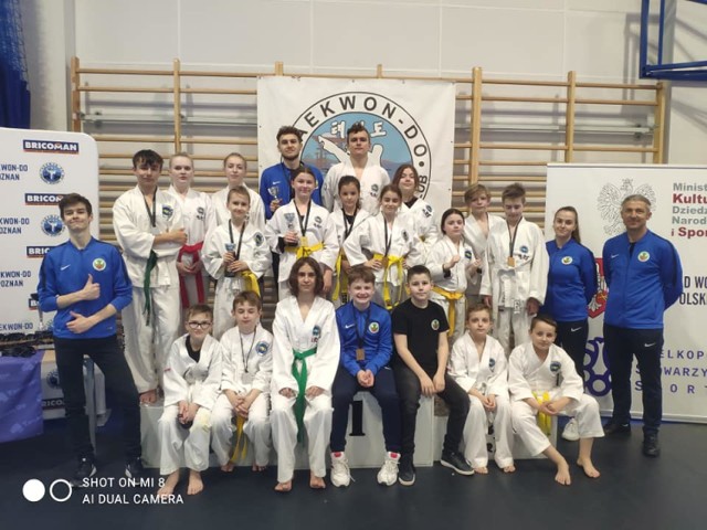 Zawodnicy LKS Victoria Działoszyn z medalami na międzywojewódzkich mistrzostwach Taekwon-Do