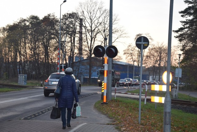 Rogatki na alei Wojska Polskiego przy osiedlu Leśnym w Zielonej Górze