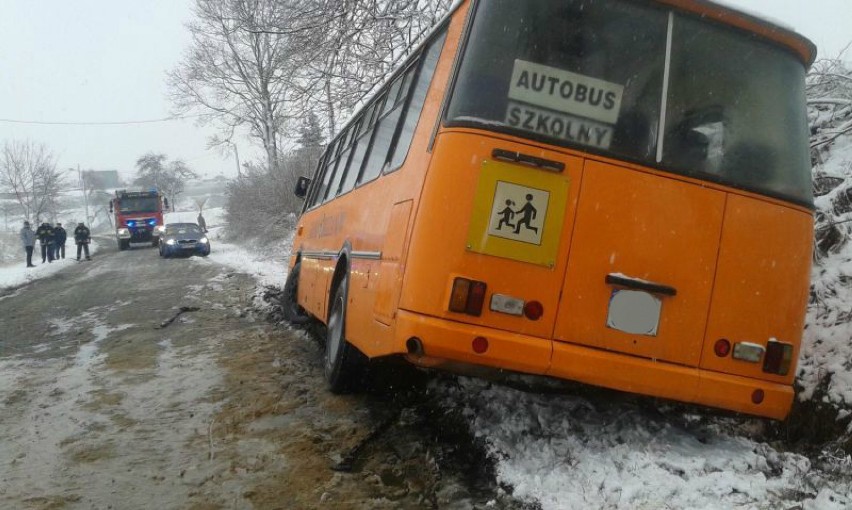 Janków Pierwszy: Kolizja szkolnego autobusu