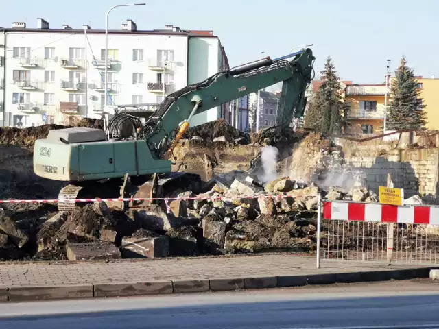 Trwa rozbiórka wiaduktu na ul. 29 Listopada w Chrzanowie