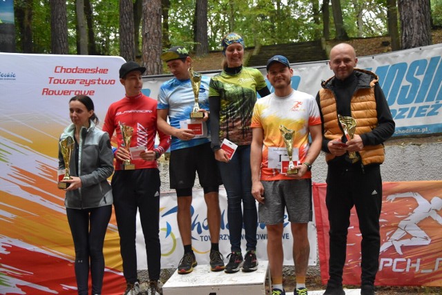 Daria Kasztarynda i Michał Wylegała zwyciężyli w sztafecie rowerowo-biegowej Bike-Run w 2022 roku