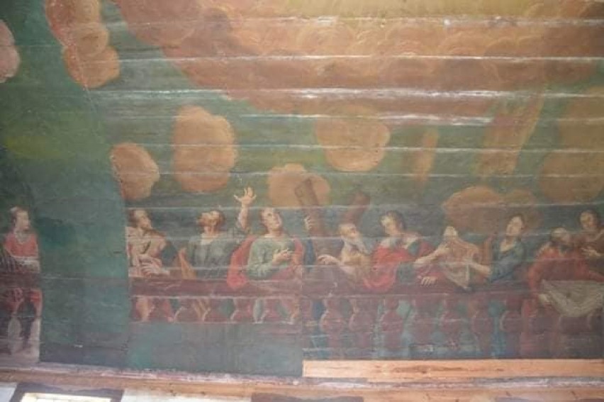 Remont stropu w cerkwi w Cyganku. Ruszyła zbiórka funduszy na renowację zabytkowych malowideł