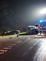 Nocny wypadek w Szczurach. 6 osób zabrano do szpitala