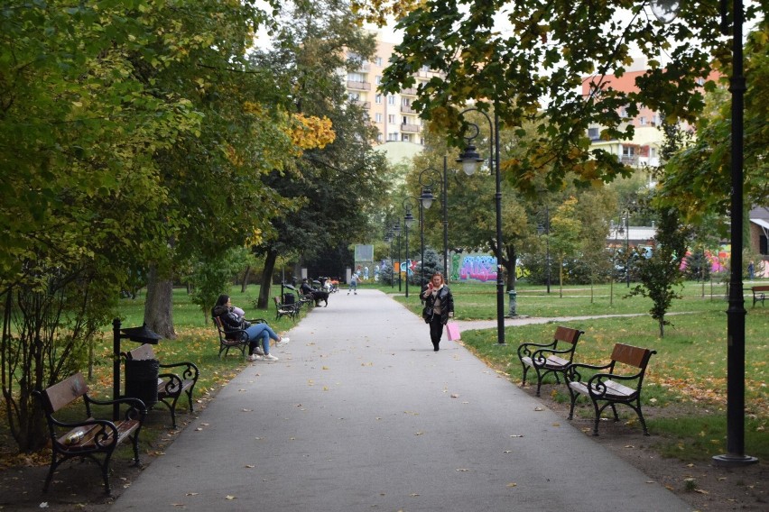 Park Leśniczówka, położony w radomskim śródmieściu (między...