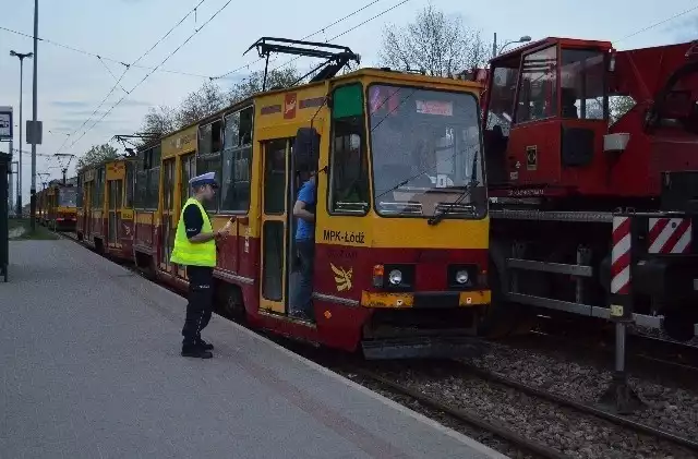 Wykolejenie i zderzenie tramwajów na Pabianickiej