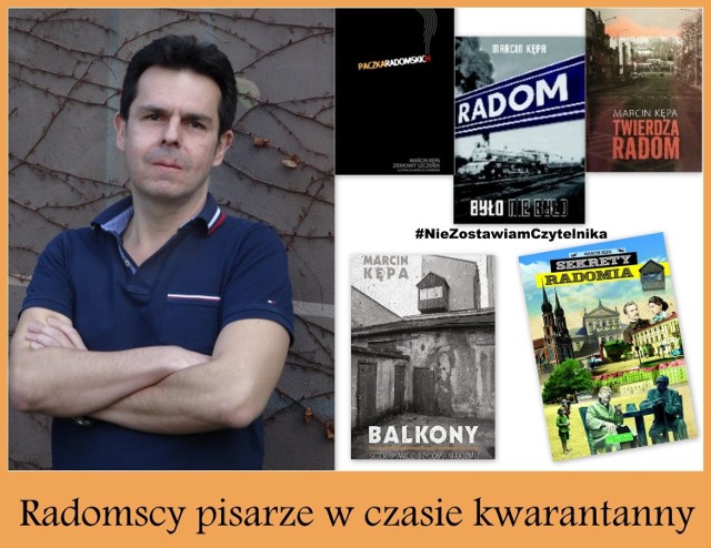 Marcin Kępa wspomina swoje 3 miesiące kwarantanny na bibliotecznym FB.