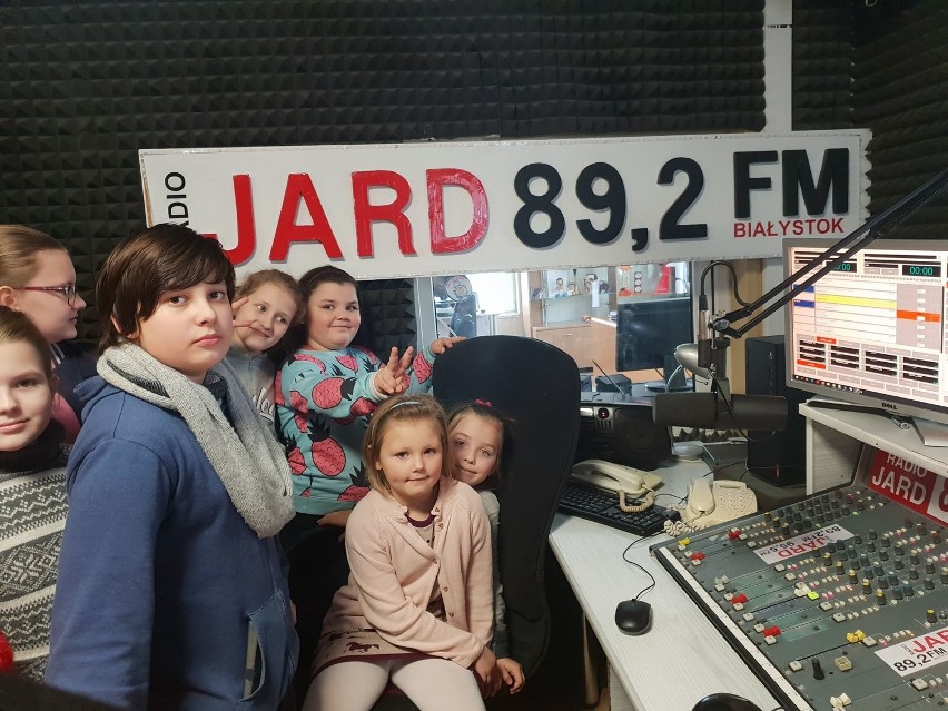 Dzieciaki z Orli na żywo w Radiu Jard. Ferie 2019 w Białymstoku [zdjęcia]