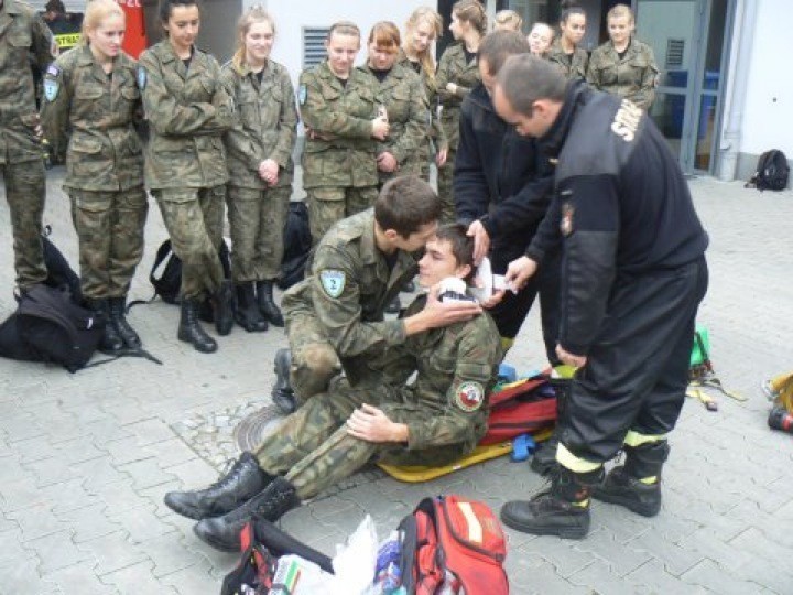 Lubliniec: Straż pożarna podczas szkolenia