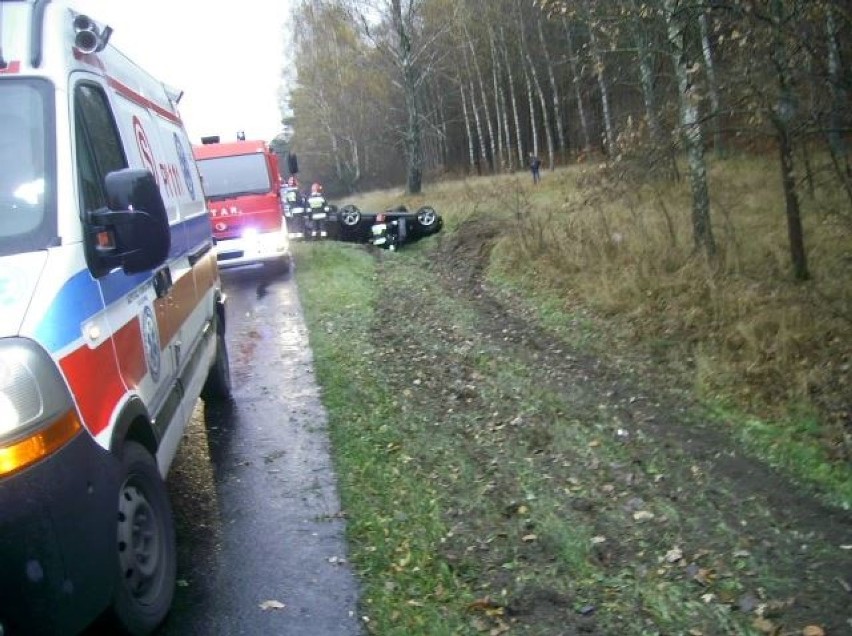 Wypadek na trasie Dolnik - Skórka