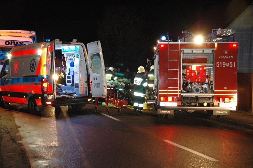 Wypadek w Przyprostyni pod Zbąszyniem