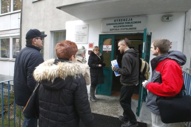 Dr Mariusz Pietrzak, dyrektor szpitala przy ul. Arkońskiej, ...