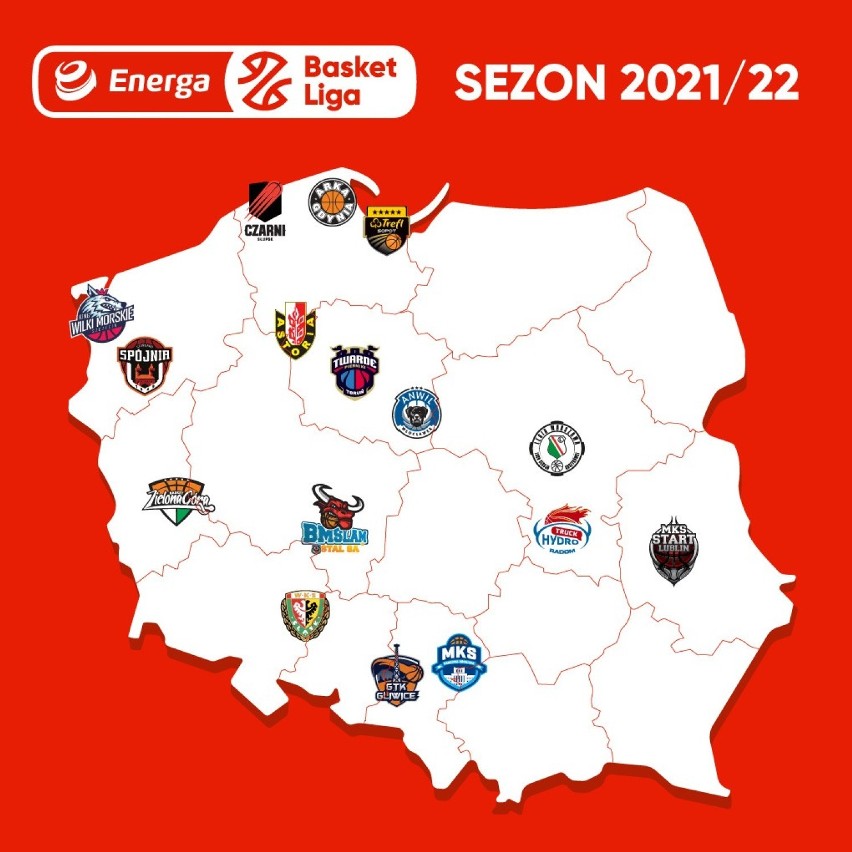 Koszykarze Energa Basket Ligi rywalizację w sezonie 2021/22...