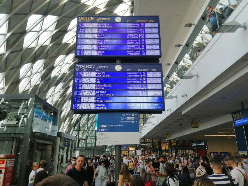 W piątkowe popołudnie doszło do awarii na stacji Poznań...