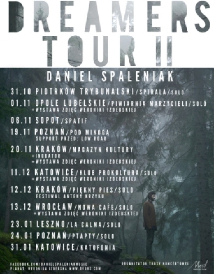 Daniel Spaleniak zagra w Sopocie w ramach trasy „Dreamers Tour II”