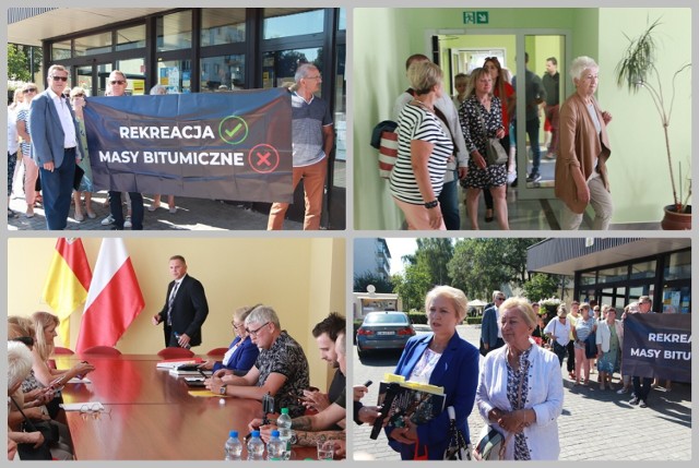 Mieszkańcy ulicy Płockiej nie chcą wytwórni mas bitumicznych. W środe spotkali się z prezydentem Włocławka i przedstawicielem firmy MCC SA.