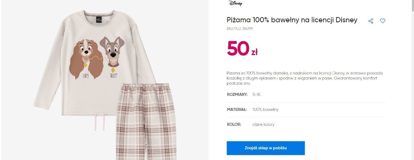 W Pepco bawełniana piżama kosztuje 50 zł.