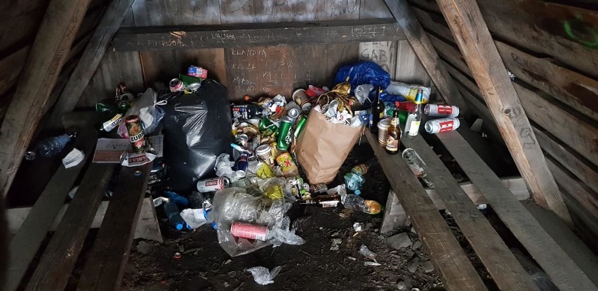 Śmieci na Leskowcu