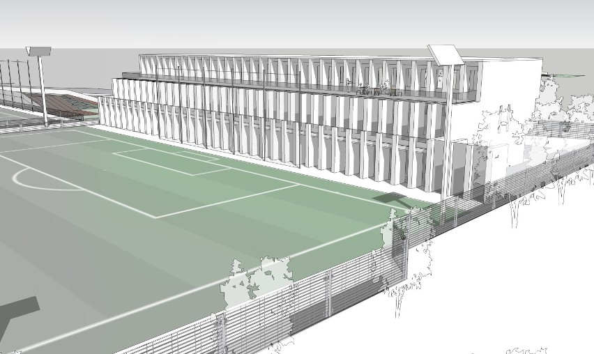 Legia planuje budowę nowych obiektów i powiększenie stadionu...