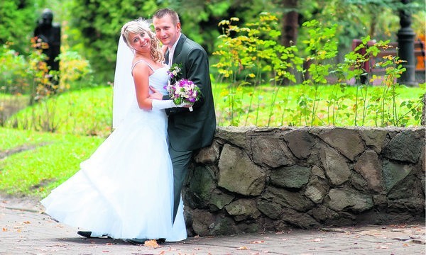 Magdalena i Przemysław Woźnicowie uważają, że Park Zdrojowy to najlepsze miejsce na ślub