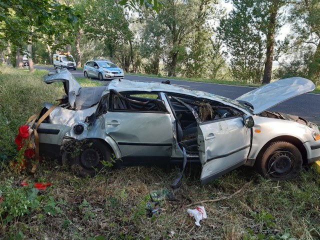 Do wypadku doszło w środę (17 czerwca) rano na drodze krajowej nr 22 między Kostrzynem nad Odrą a Słońskiem, w miejscowości Żabczyn. Trzy osoby zostały ranne.