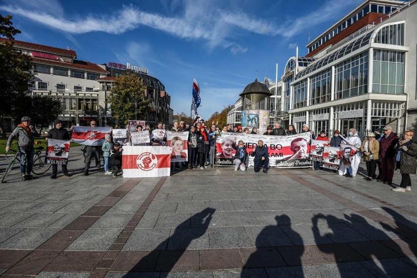 Protestowali w Sopocie, by Łukaszenka uwolnił Andżelikę...