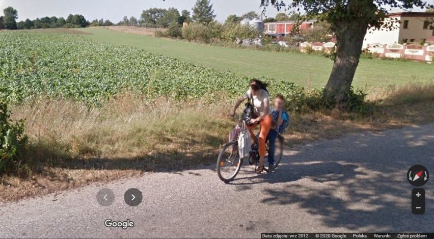 Przyłapani przez Google Street View na ulicach Cekcyna. Rozpoznajesz kogoś na zdjęciach?