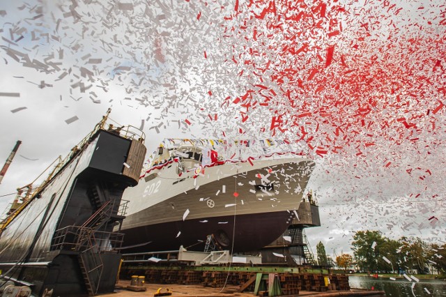 W stoczni Remontowa Shipbuilding z Grupy Kapitałowej Remontowa Holding w czwartek odbył się chrzest i wodowanie okrętu ORP Albatros. Położono także stępkę ORP Mewa.