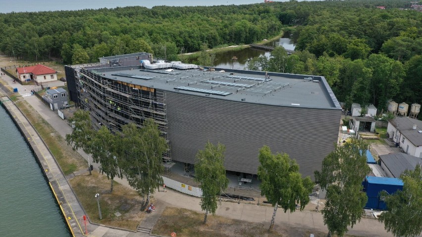 Od października 2020 r. w Łebie budowane jest Muzeum...