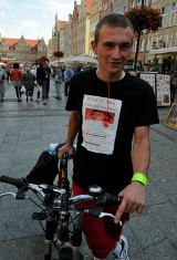 Gdańsk: Sławomir Adamczyk na rowerze zbierał pieniądze na operację niewidomej córki [ZDJĘCIA]