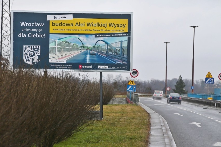 Wrocław. Trwa budowa alei Wielkiej Wyspy. Zobacz zdjęcia z budowy