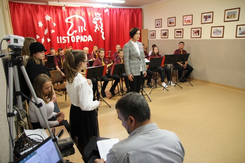 Dzień Niepodległości w Szkole Podstawowej w Górznej. Koncert Orkiestry Dętej OSP Złotów
