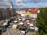 Człuchów z lotu ptaka podczas I Zlotu FoodTrucków