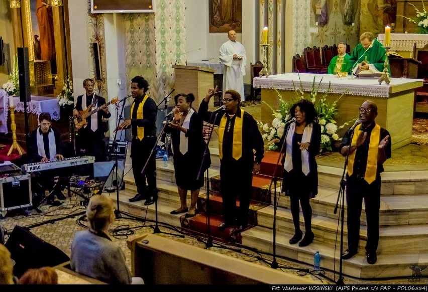 Kwidzyn: Black International Gospel Singers wystąpili w kościele św. Trójcy [ZDJĘCIA]