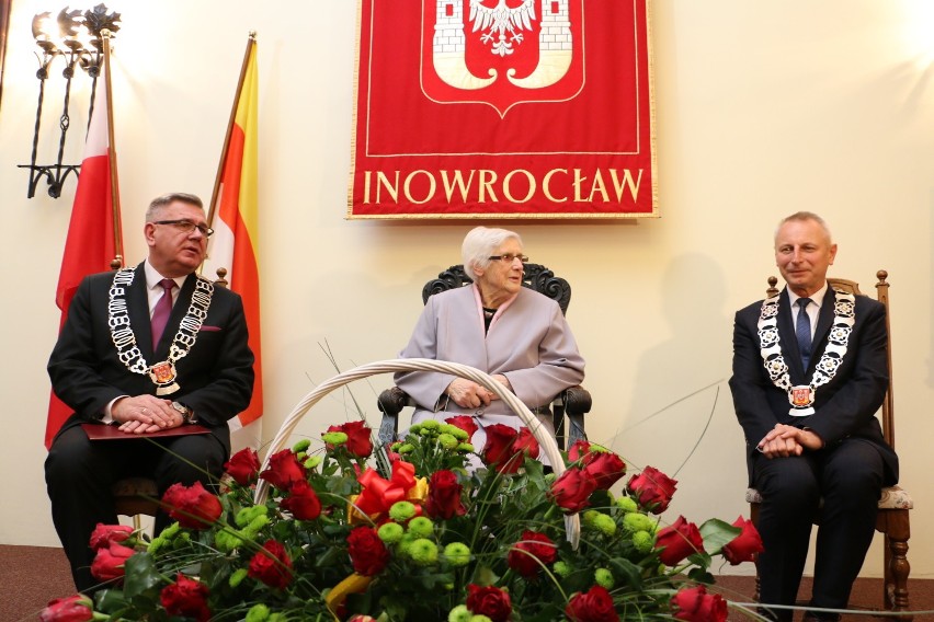 Teresa Klonowska Honorowym Obywatelem Miasta Inowrocławia [zdjęcia] 