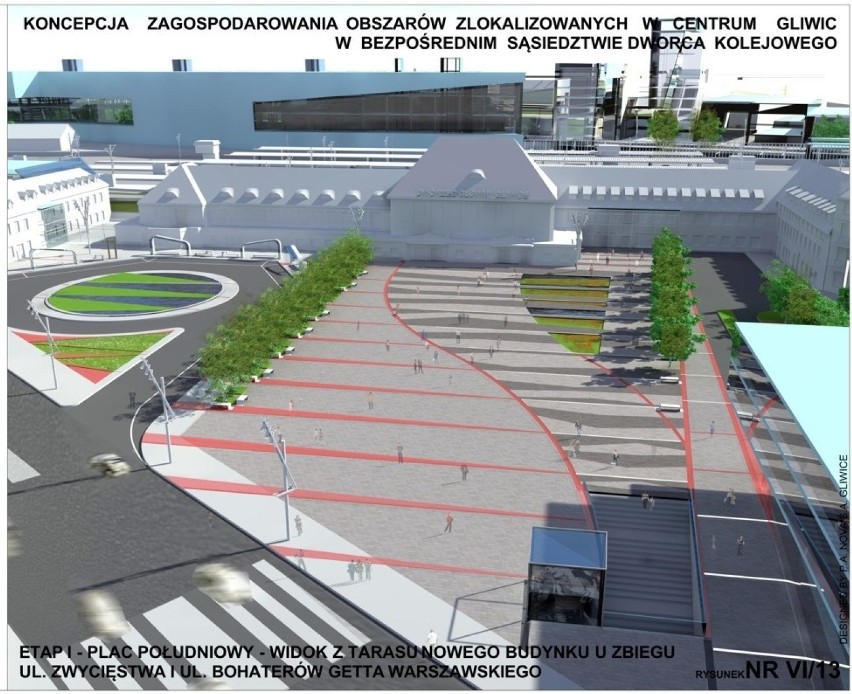 Gliwice: Zachodnia Brama Metropolii Silesia, czyli wracają plany nowego centrum w Gliwicach