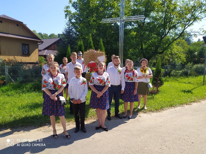 Wieniec dożynkowy wykonany przez mieszkańców Żuklina w gm. Kańczuga [ZDJĘCIA]