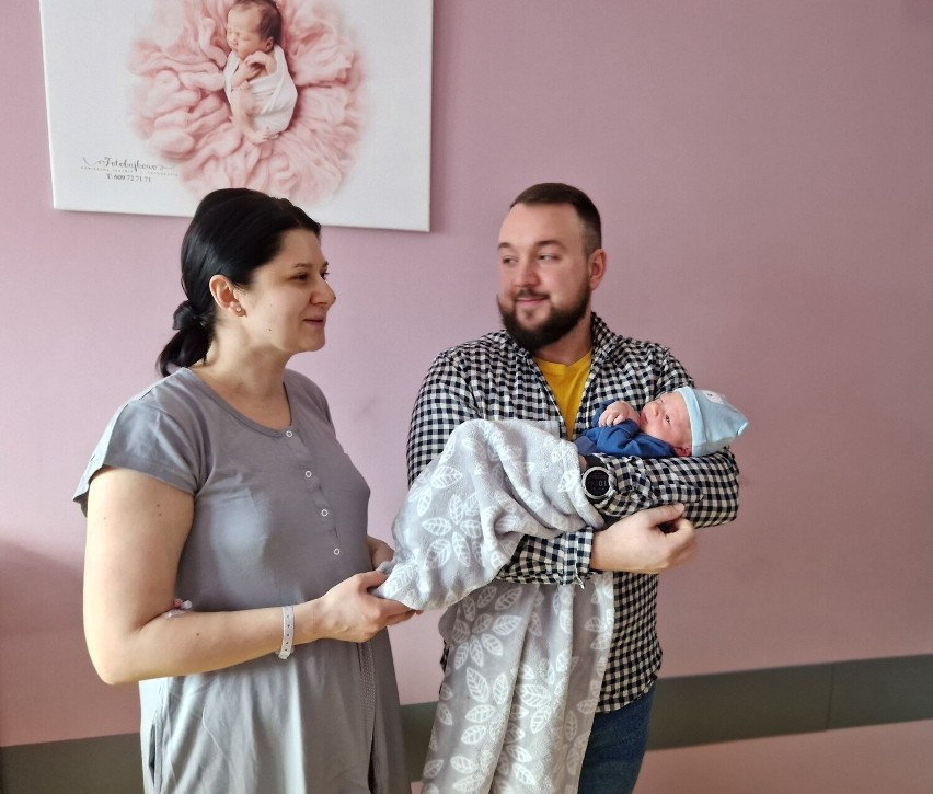 Florian był pierwszym dzieckiem urodzonym w 2023 roku w Pabianickim Centrum Medycznym