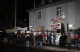 Protest pod Konsulatem Generalnym Federacji Rosyjskiej w Gdańsku