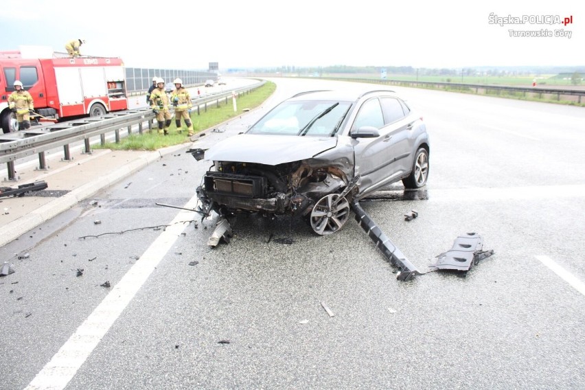 Tarnowskie Góry: Siadł za kierownicę „po kielichu” i spowodował kolizję na A1 w Czekanowie