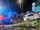 Wypadek w miejscowości Jastrzębie Górne w powiecie zgierskim. 6 osób rannych ZDJĘCIA 