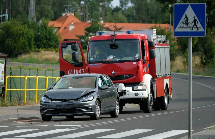 Zderzenie na drodze wojewódzkiej 235 między Chojnicami a Brusami w środę 19.08.2020