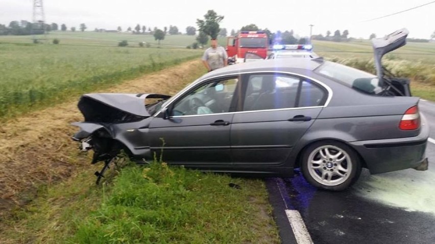 Wypadek we wsi Bierzwienna
