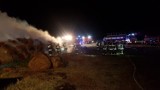 Wielki pożar słomy na terenie stadniny w Lublinie. Strażacy walczyli z ogniem przez pięć godzin