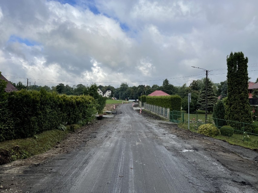 Przebudowa odcinka drogi powiatowej w Żegocinie