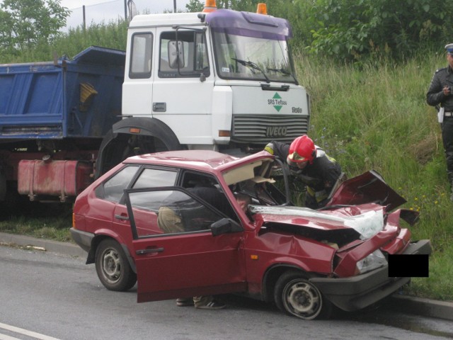 Wypadek w Szamotułach miał miejsce dziś rano przy ulicy Wojska Polskiego