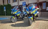Sokółka. Nowe motocykle dla policjantów zakupione w ramach projektu "Bezpieczniej na drogach - motocykle dla służby ruchu drogowego"