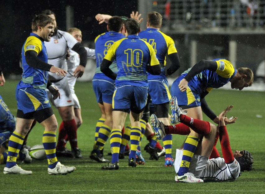 Mecz Polska - Czechy w rugby.