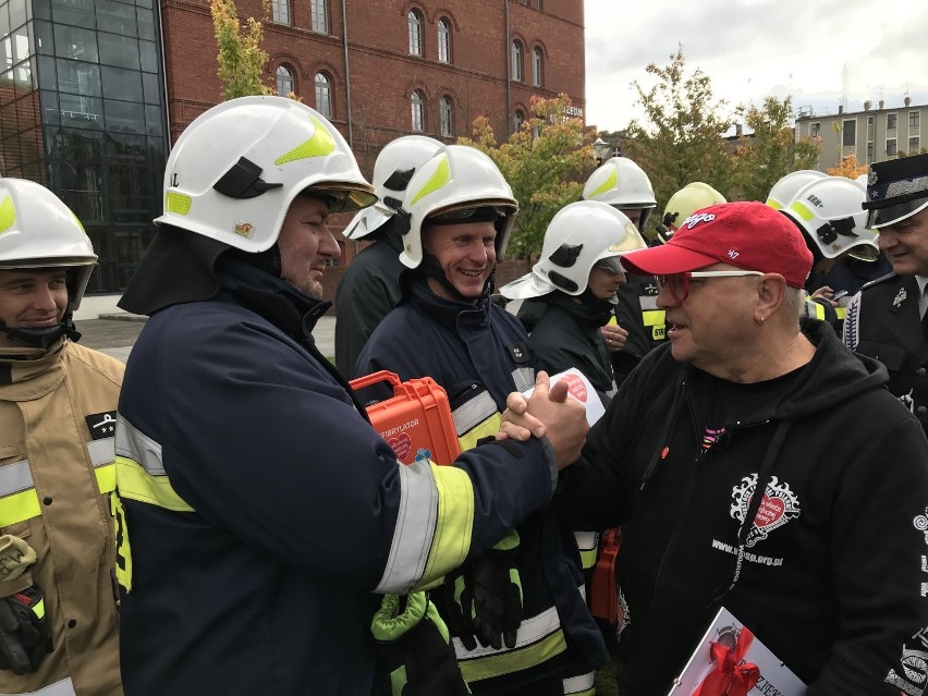 Defibrylator od WOŚP dla OSP Przecław